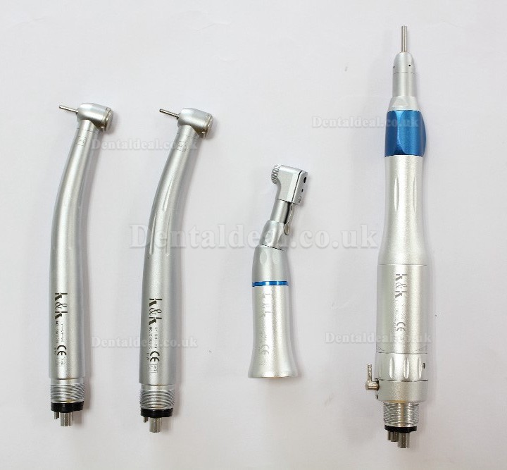 Greeloy Portable Dental Unit GU-P206 + Curing Light + Dental Handpiece Kit + Dental Manikin Phantom Head