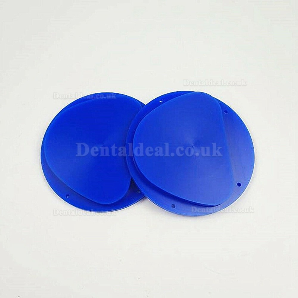 10Pcs Dental blue/white Wax Disc Blocks For Amann Girrbach System 89*71*25mm