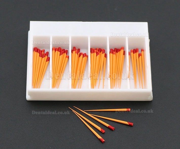 60Pcs/5PackDental Gutta Percha Points Tips F2 For Dentsply Maillefer Protaper