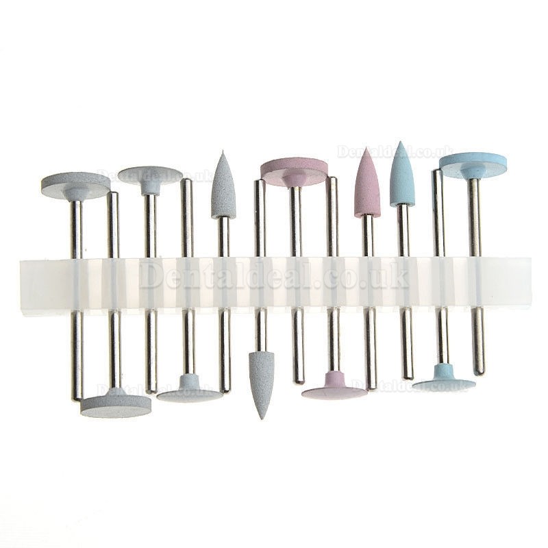 5 Set Dental Diamond Burs Porcelain Polishing Kit HP0312 for Low Speed Contra Angle