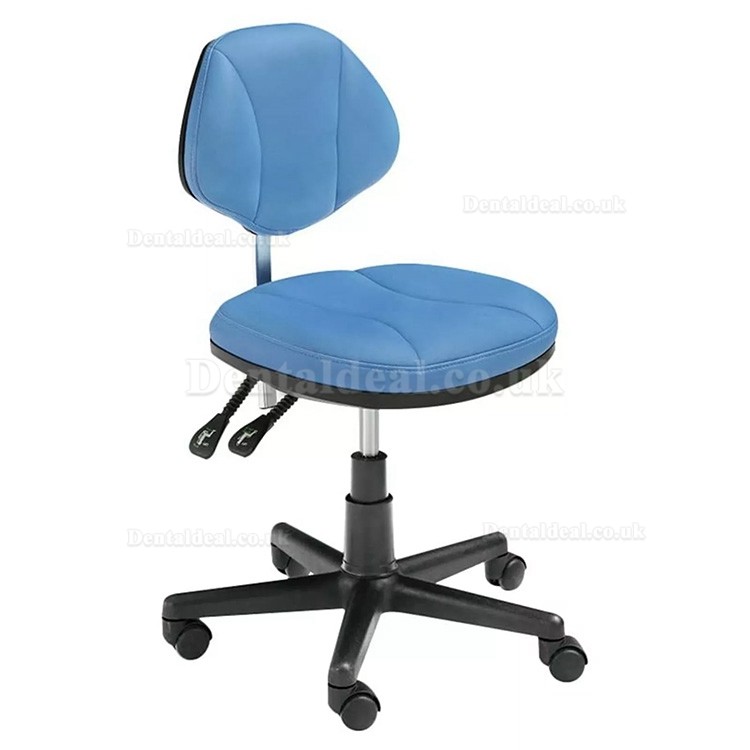 HS-10 Mobile Dental Stool with Back Support Doctor's Dentist Assistant Nurse Hygienist Chair