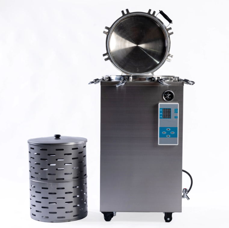 35L-150L Table Top Automatic Large Vertical Pressure Steam Autoclave Sterilizer 105℃-134℃