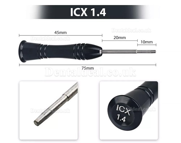 10Pcs/Kit Universal Dental Implant Screwdriver Kit Implant Screw Driver Instrument