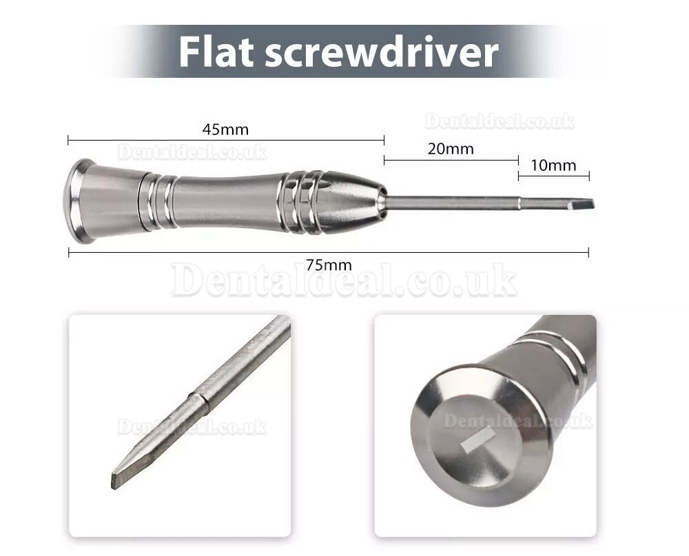 10Pcs/Kit Universal Dental Implant Screwdriver Kit Implant Screw Driver Instrument