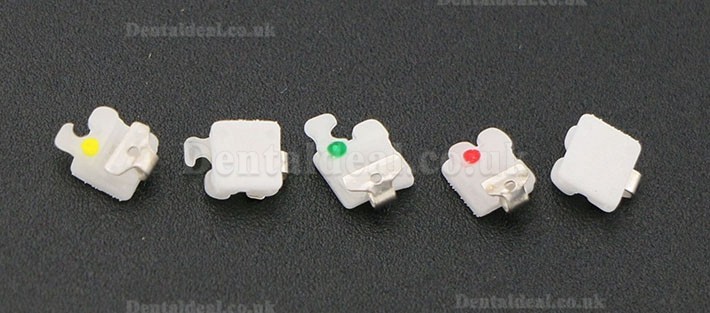 Hubit Korea Dental Orthodontic Self ligating Ceramic Brackets Roth 022 345 Hooks