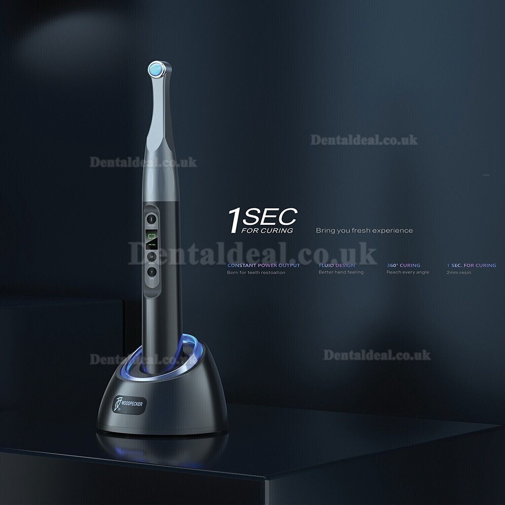 Woodpecker iLED II Dental LED Curing Light Lamp 1S Curing Metal Head 3000mW/cm²