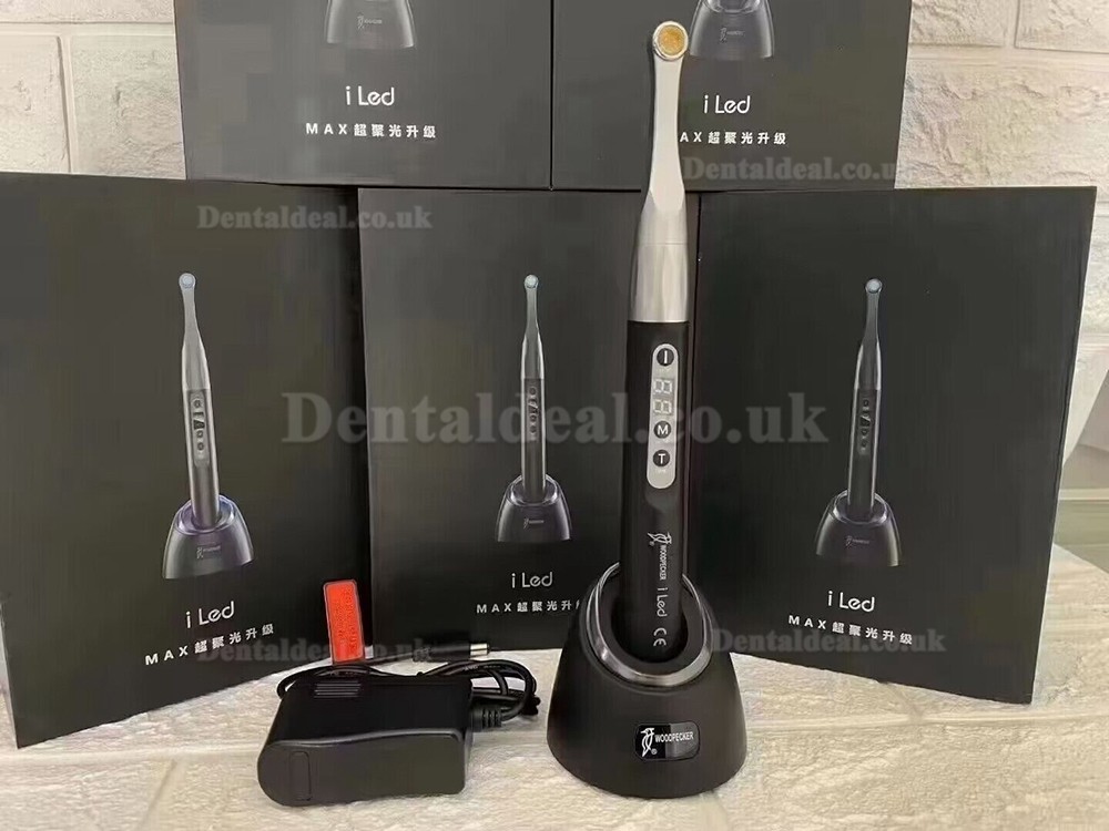 Woodpecker iLED II Dental LED Curing Light Lamp 1S Curing Metal Head 3000mW/cm²