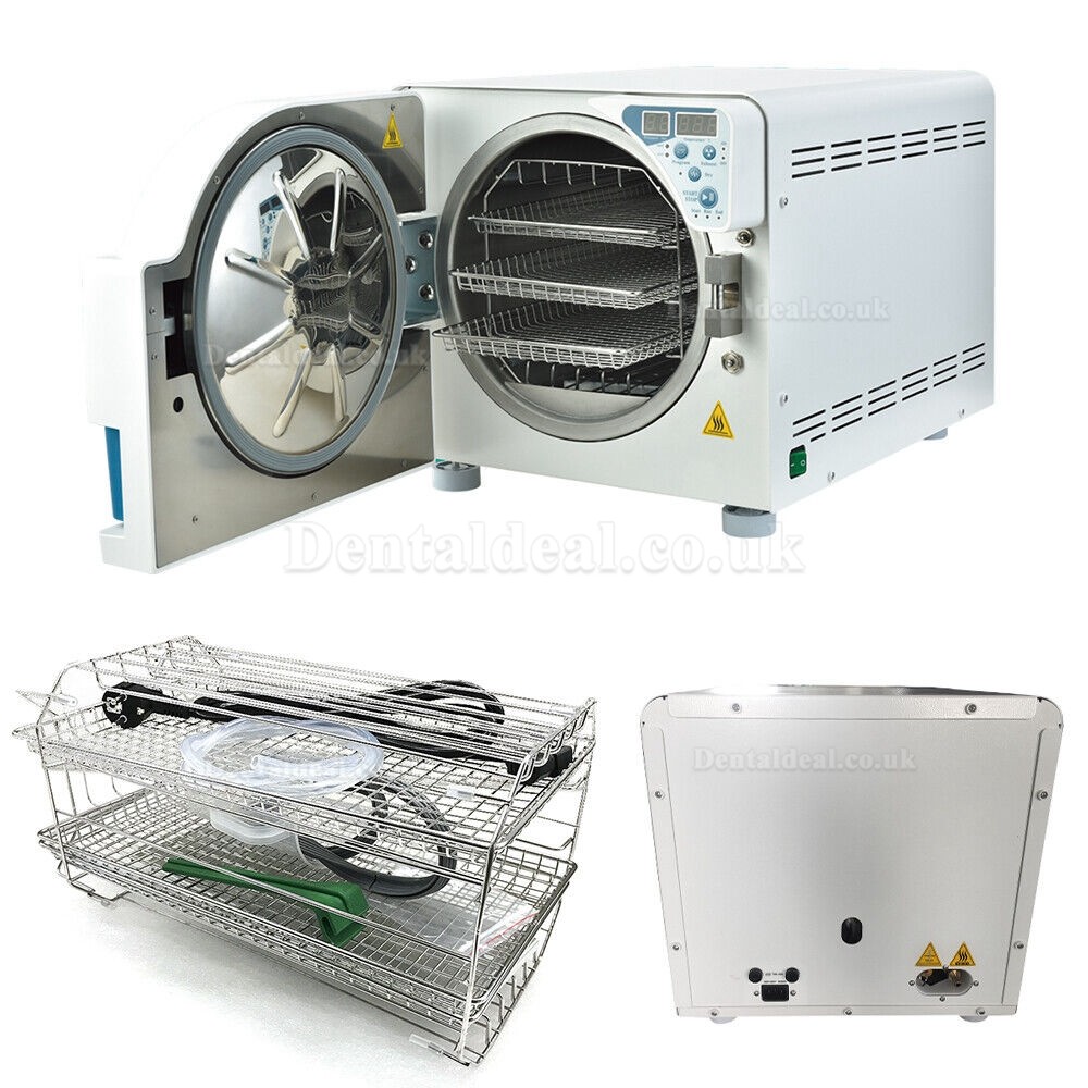 Getidy 18-23L Dental Digital Autoclave Sterilizer Vacuum Steam Class N with Drying Function