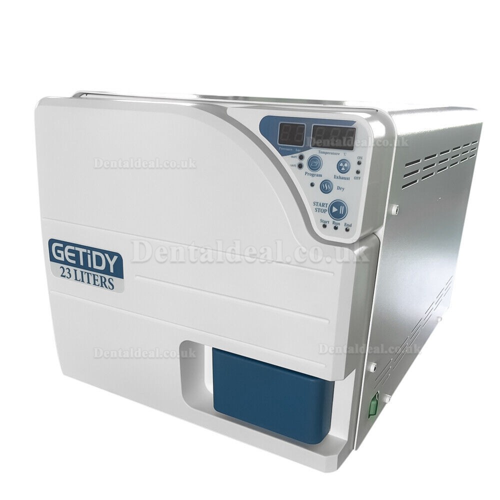 Getidy 18-23L Dental Digital Autoclave Sterilizer Vacuum Steam Class N with Drying Function