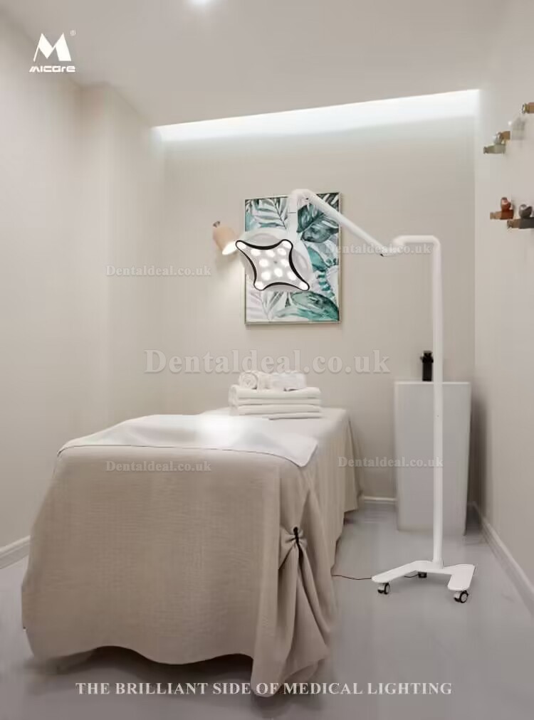 Micare JD1700L Mobile Dental LED Light Stand Examination Lamp Shadowless Exam Operatory Light