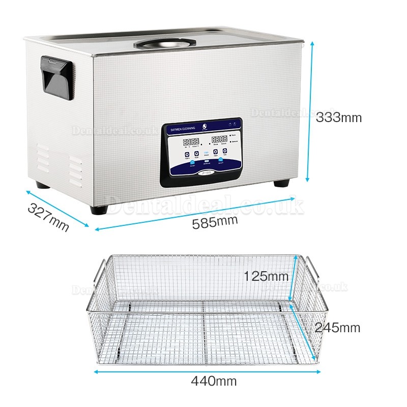 30L Ultrasonic Cleaner Stainless Steel Ultrasonic Cleaning Machine with Mechanical Control Temperature and Time