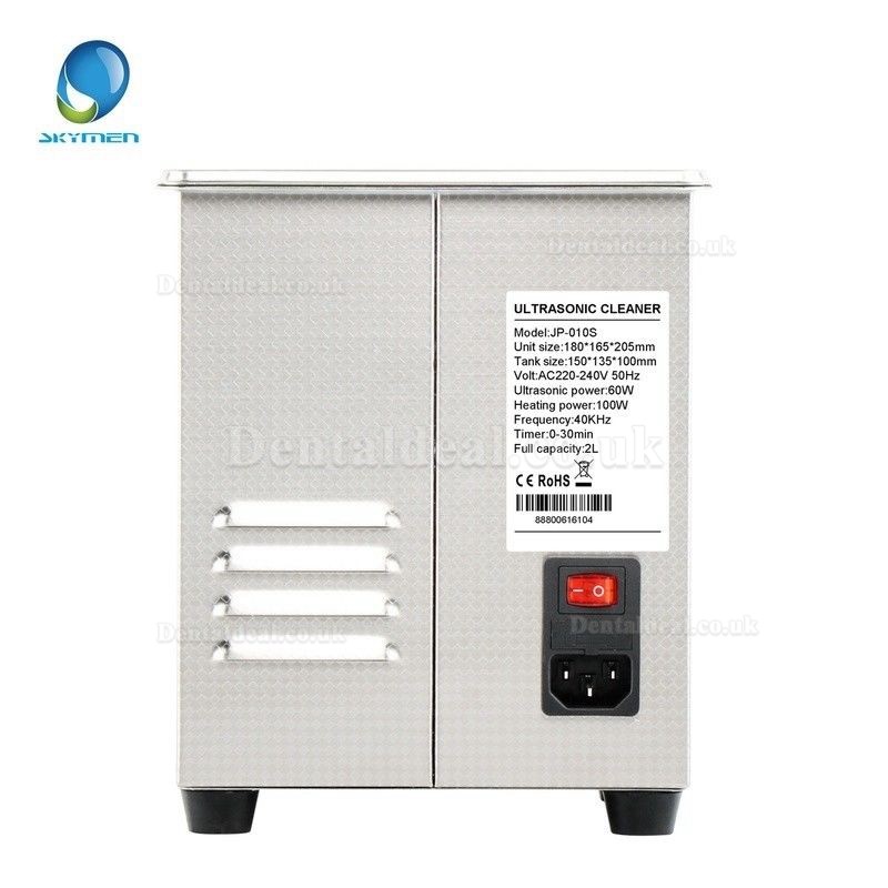 2L Industry Digital Ultrasonic Cleaner Machine Heater Timer Stainless Jewel Clean Tank