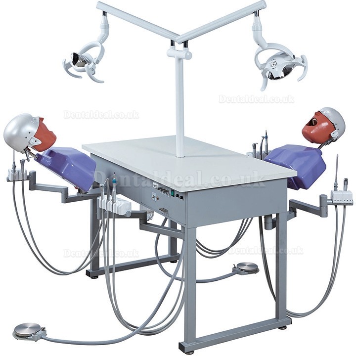 Jingle A4 Dental Double Teaching Manual Control Phantom Dental Simulation Unit