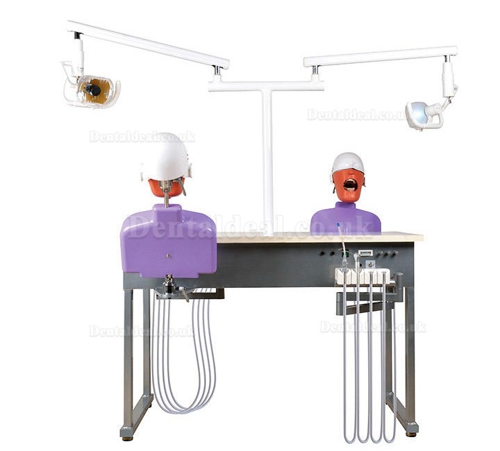 Jingle A4 Dental Double Teaching Manual Control Phantom Dental Simulation Unit