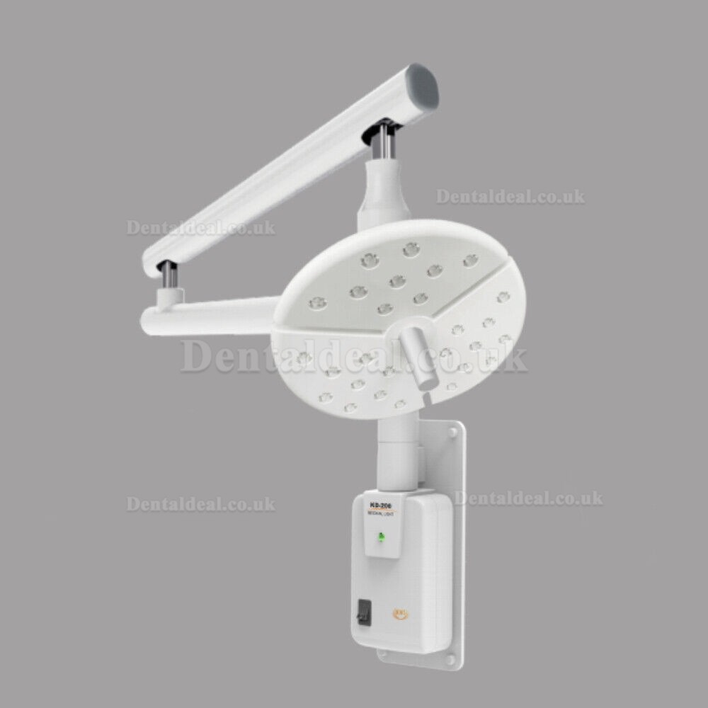 KWS KD-2018B-1 Wall-Mounted Dental Surgical LED Lamp Shadowless Exam Light Touch Switch