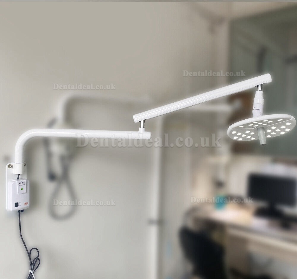 KWS KD-2018B-1 Wall-Mounted Dental Surgical LED Lamp Shadowless Exam Light Touch Switch