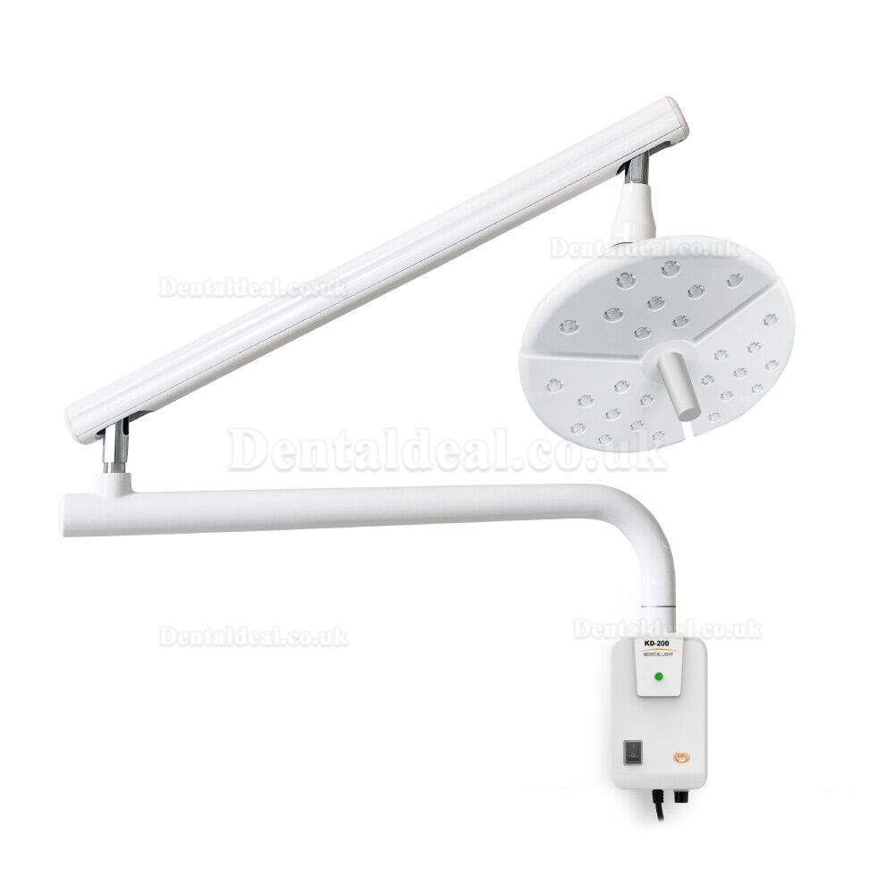 KWS KD-2018B-1 Wall-Mounted Dental Surgical LED Lamp Shadowless Exam Light Touch Switch