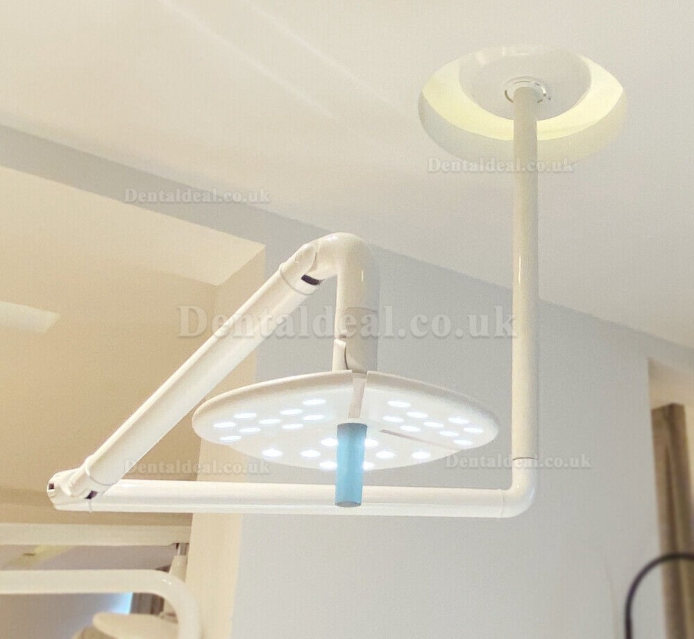 KWS KD-2018D-1 Dental Ceiling Surgical LED Light Shadowless Exam Lamp Touch Switch