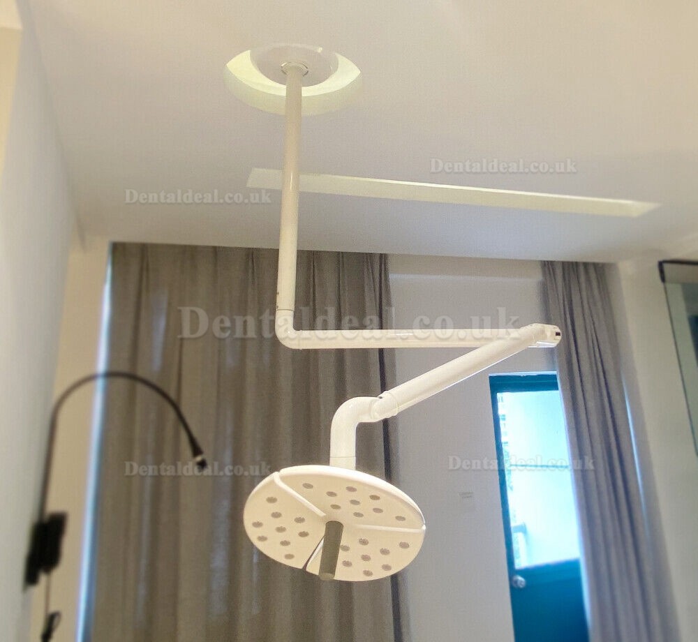 KWS KD-2018D-1 Dental Ceiling Surgical LED Light Shadowless Exam Lamp Touch Switch