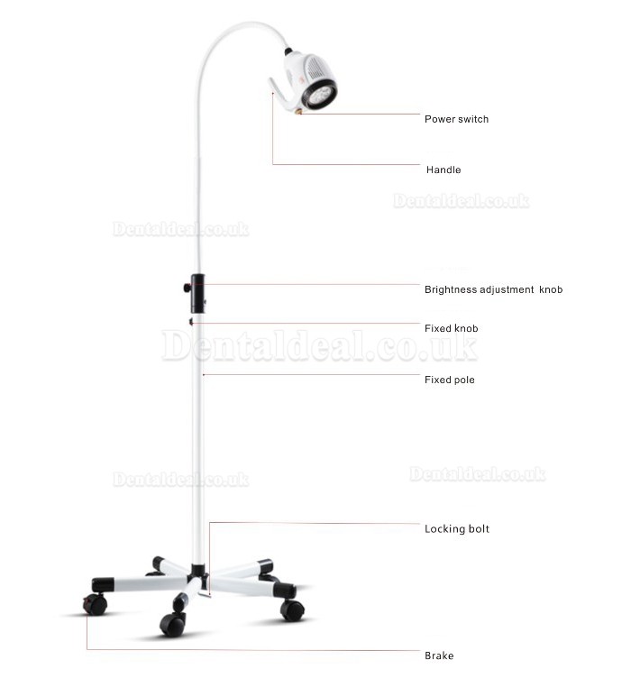 KWS® KD-202B-8(2014) 20W ENT LED Examination Exam Light