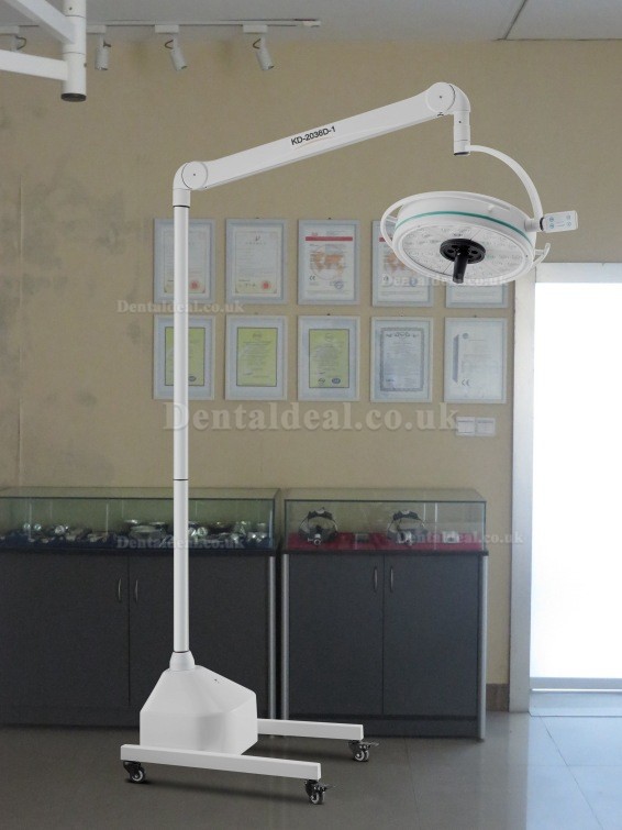 KWS KD-2036D-3 108W Mobile Dental LED Surgical Light Shadowless Exam Lamp Operatory Light