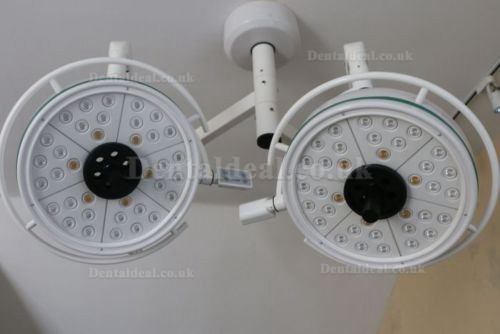 KWS KD-2072B-2 216W Two Headed Ceiling LED Surgical Exam Light Shadowless Lamp