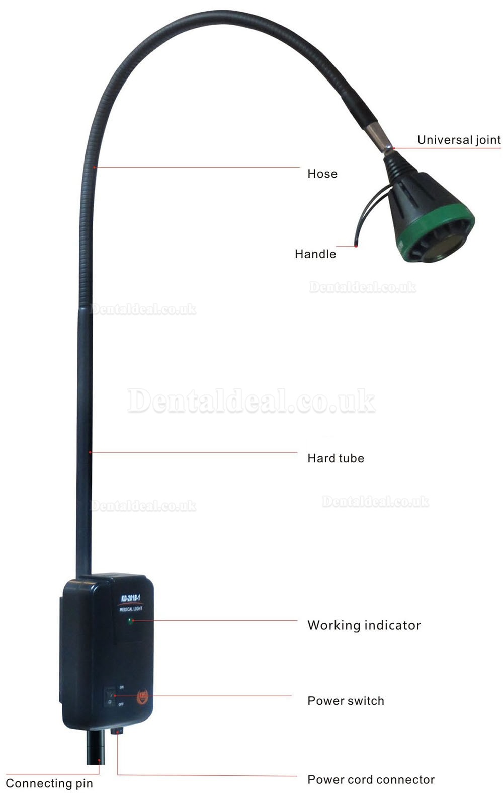 KWS KD-2035W-1 35W Halogen Dental Examination Exam Light