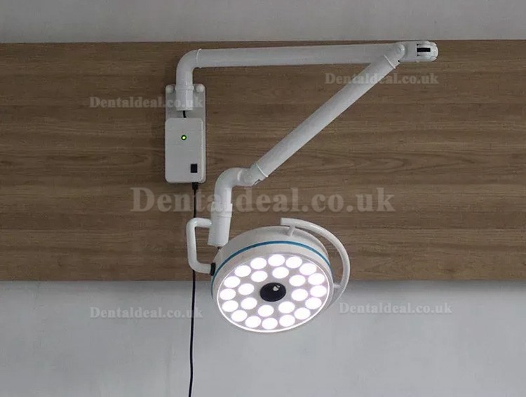 72W Wall-Mounted Dental Surgical Light Shadowless Exam Operating Lamp 24 LEDs