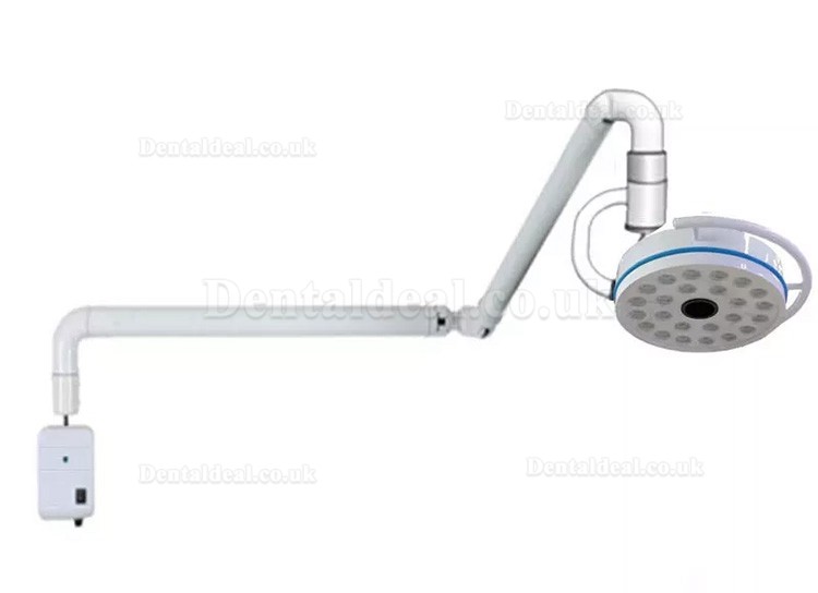 72W Wall-Mounted Dental Surgical Light Shadowless Exam Operating Lamp 24 LEDs