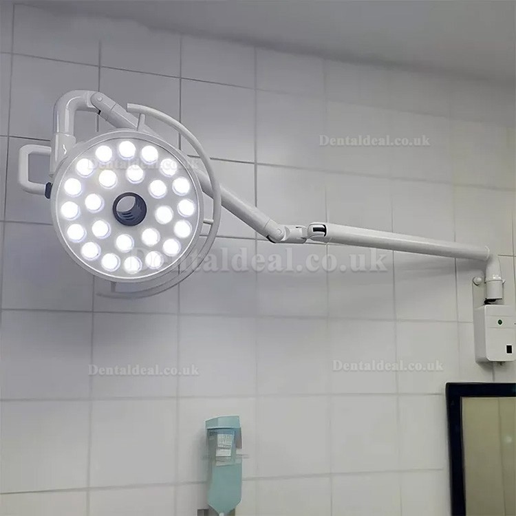 72W Wall-Mounted Dental Surgical Light Shadowless Exam Operating Lamp 24 LEDs