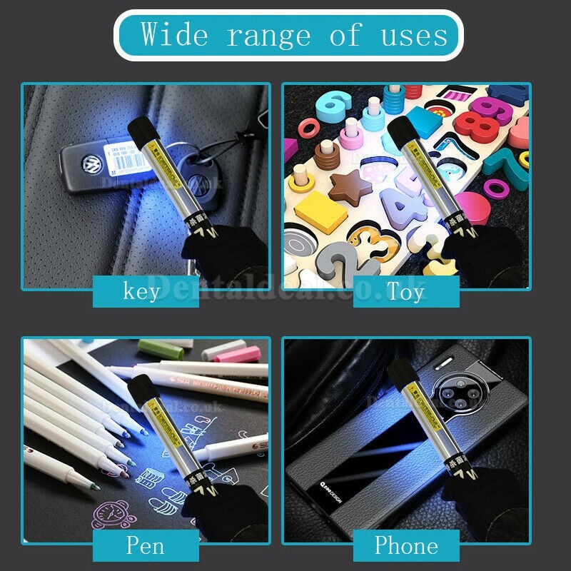 1Pcs Portable LED UV Sanitizer Light UVC Disinfection Lamp Tube Ultraviolet Light