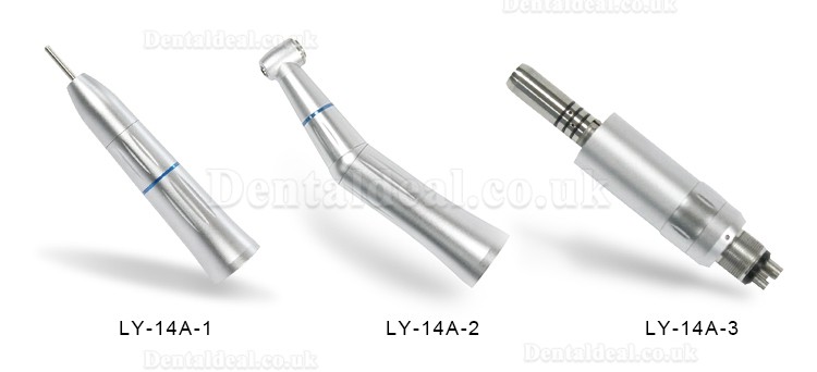 LY-14A Dental low speed handpiece kit 1Pcs contra-angle+1Pcs straight handpiece +1Pcs air motor