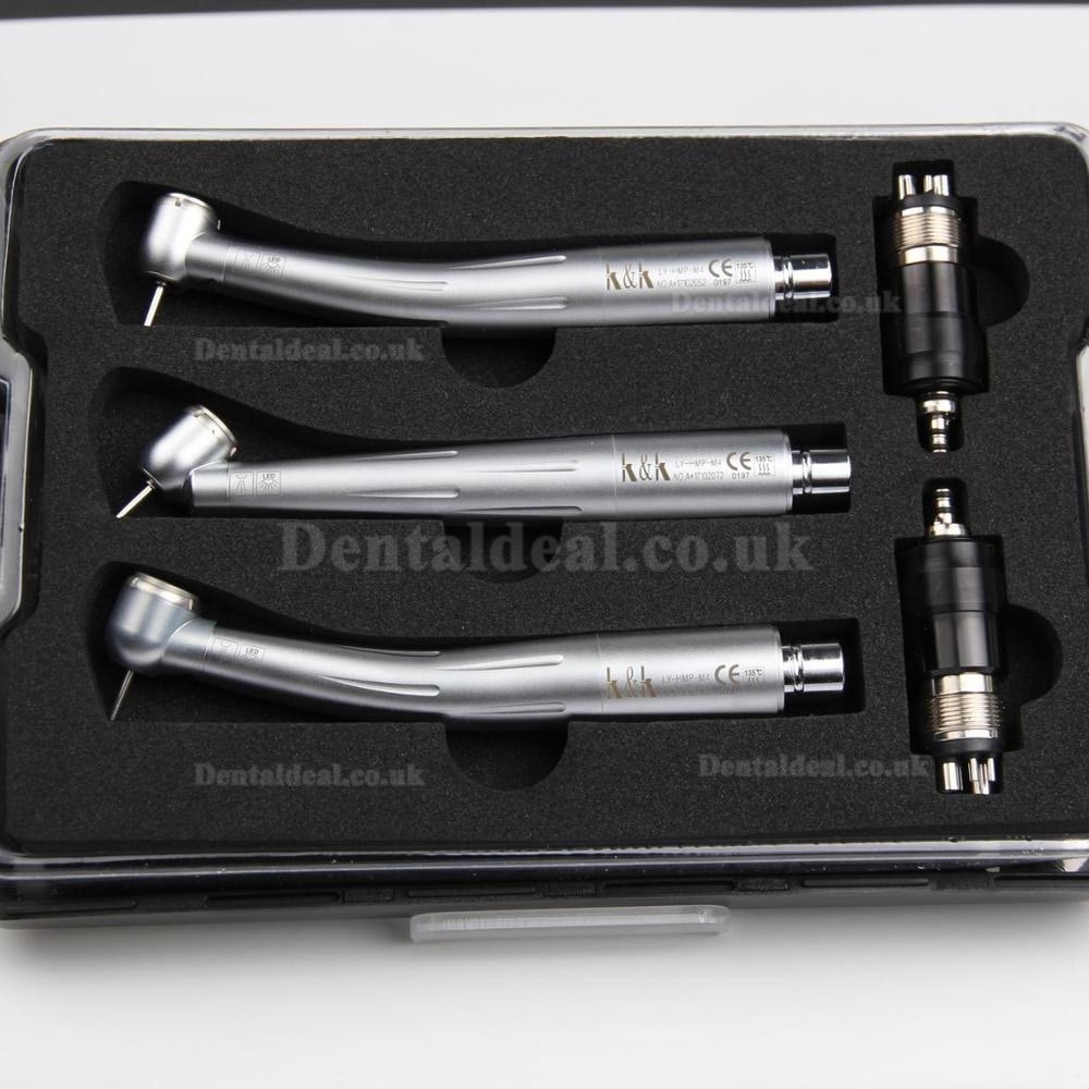 LY-H601 Dental high speed handpiece kit push button 3 water spray with quick coupler