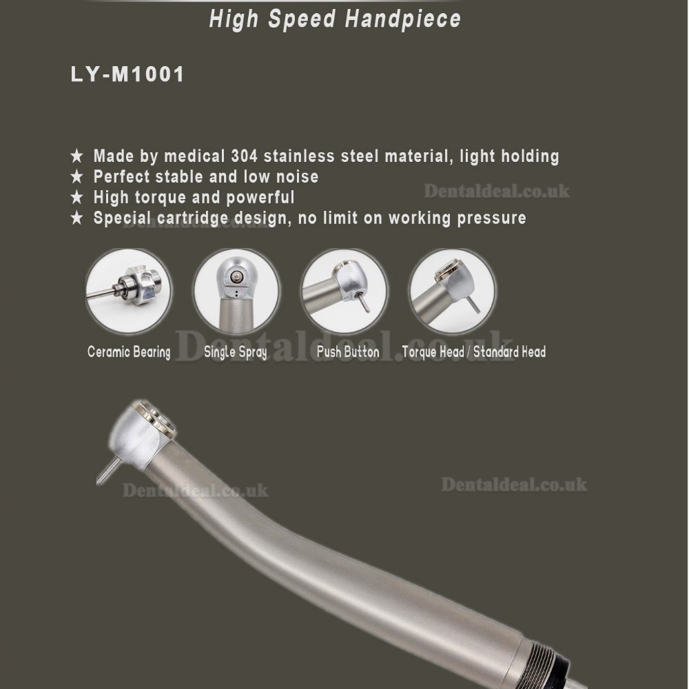 LY-H606 New design wine wheel dental high speed turbine handpiece no air pressure limit