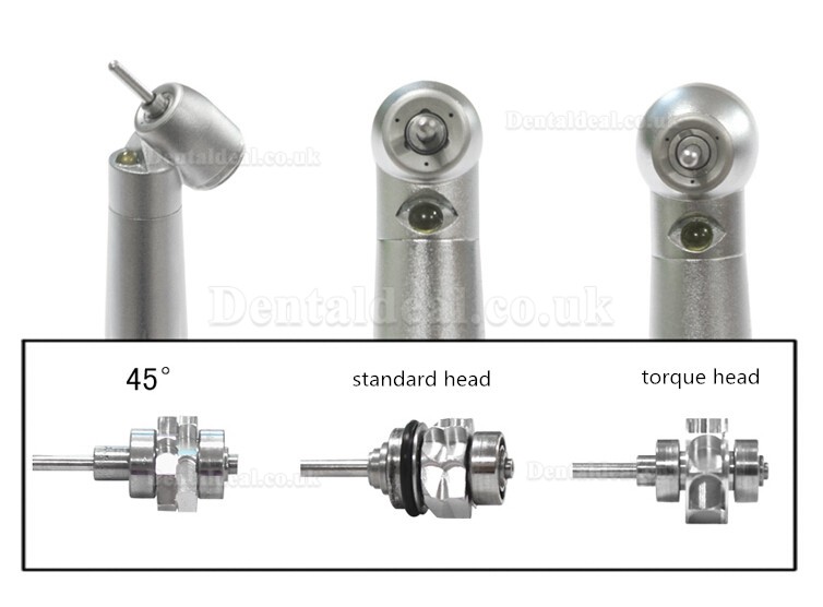 5PCS LY® All-Functional Dental High Speed Push Button LED Handpiece Air Turbine Instruments Kit 4 Holes