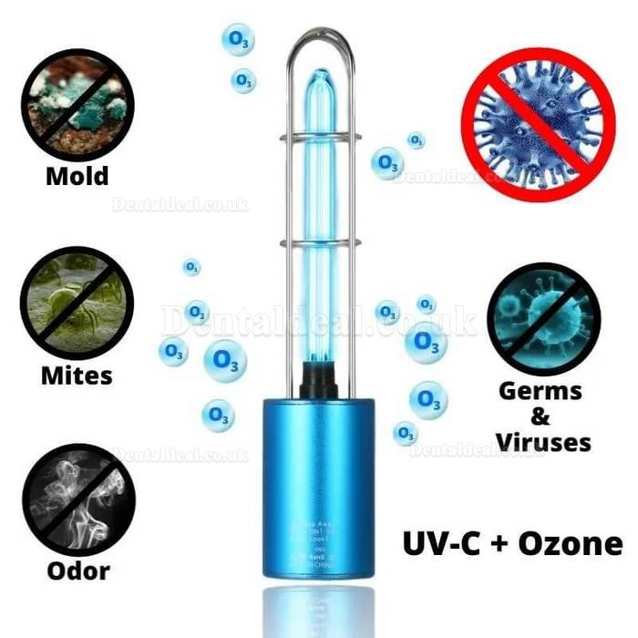 Rechargeable Portable UV+Ozonet Disinfection Lamp Home Car Bedroom