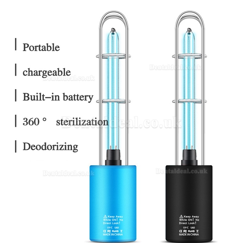 Rechargeable Portable UV+Ozonet Disinfection Lamp Home Car Bedroom