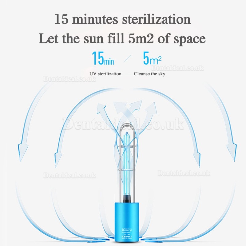 Rechargeable Portable UV+Ozonet Disinfection Lamp Home Car Bedroom