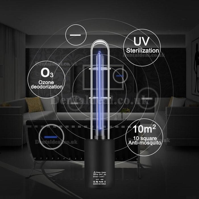 Rechargeable Portable UV+Ozonet Disinfection Lamp Home Car Bedroom