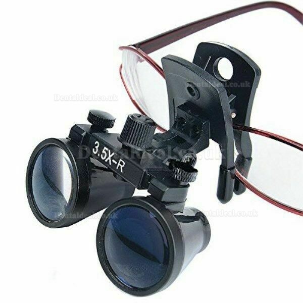 2.5X/3.5X-420mm Clip-On Dental Optical Glass Surgical Binocular Loupe Magnifier