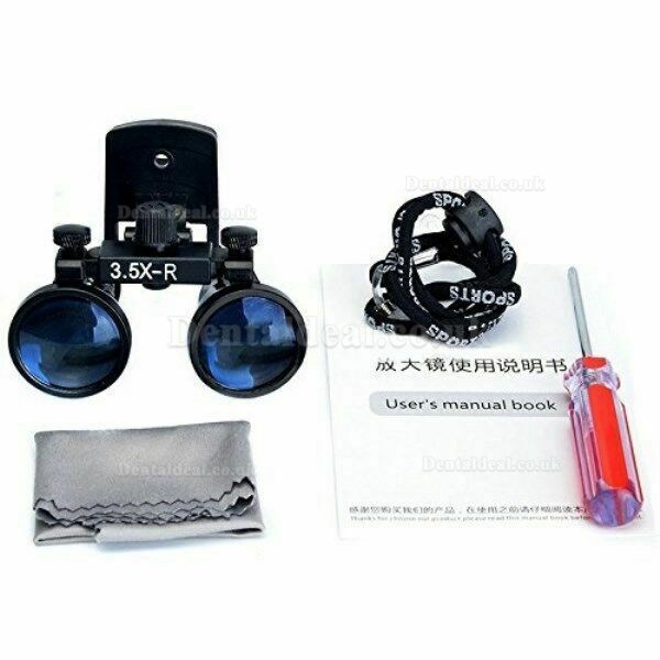 2.5X/3.5X-420mm Clip-On Dental Optical Glass Surgical Binocular Loupe Magnifier