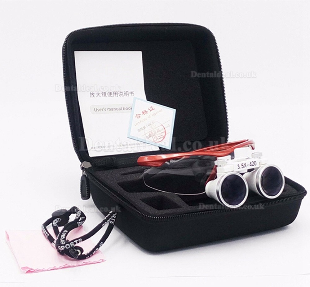 3.5X420mm Dental Surgical Medical Binocular Antifog LoupeOptical Glass