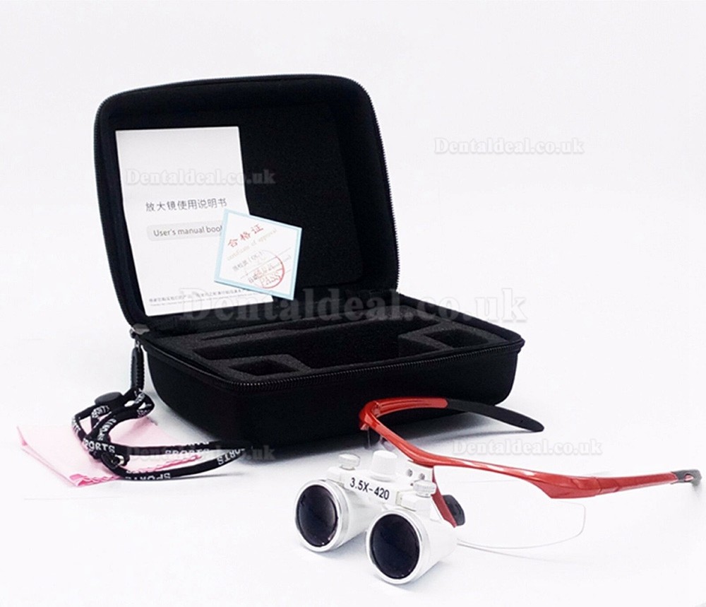 3.5X420mm Dental Surgical Medical Binocular Antifog LoupeOptical Glass