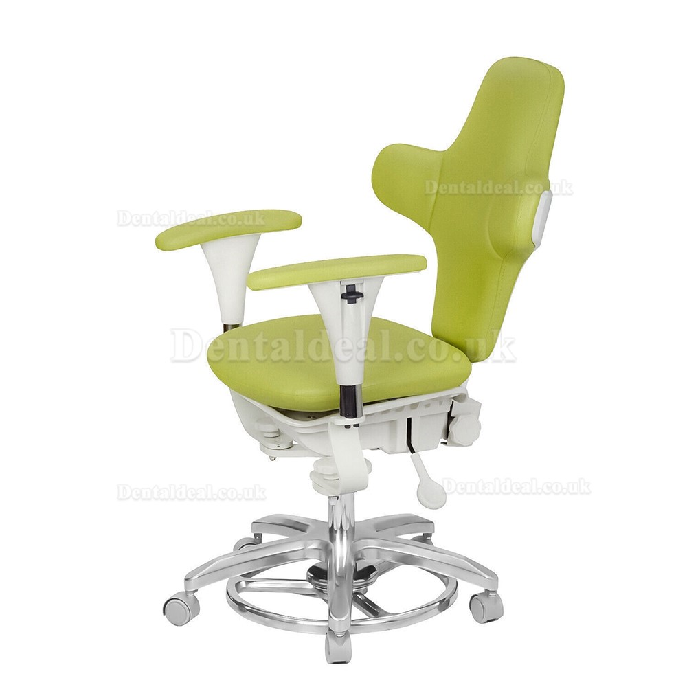 Ergonomic Adjustable Dental Microscope Stool with Amrests Micro Surgeon Chair