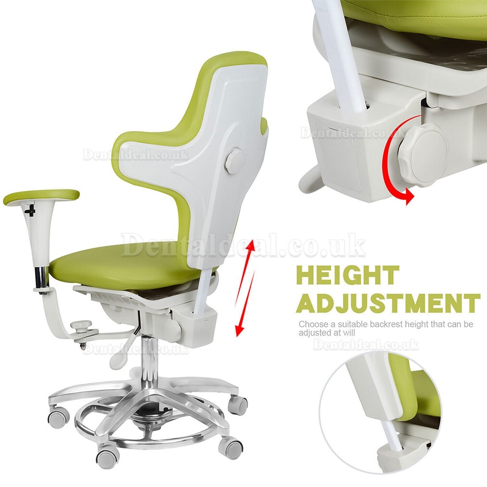 Ergonomic Adjustable Dental Microscope Stool with Amrests Micro Surgeon Chair