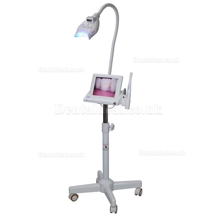 MLG® 8 inch LCD Monitor Teeth Whitening + Intraoral Camera M-86 Trolley-type With SD Card