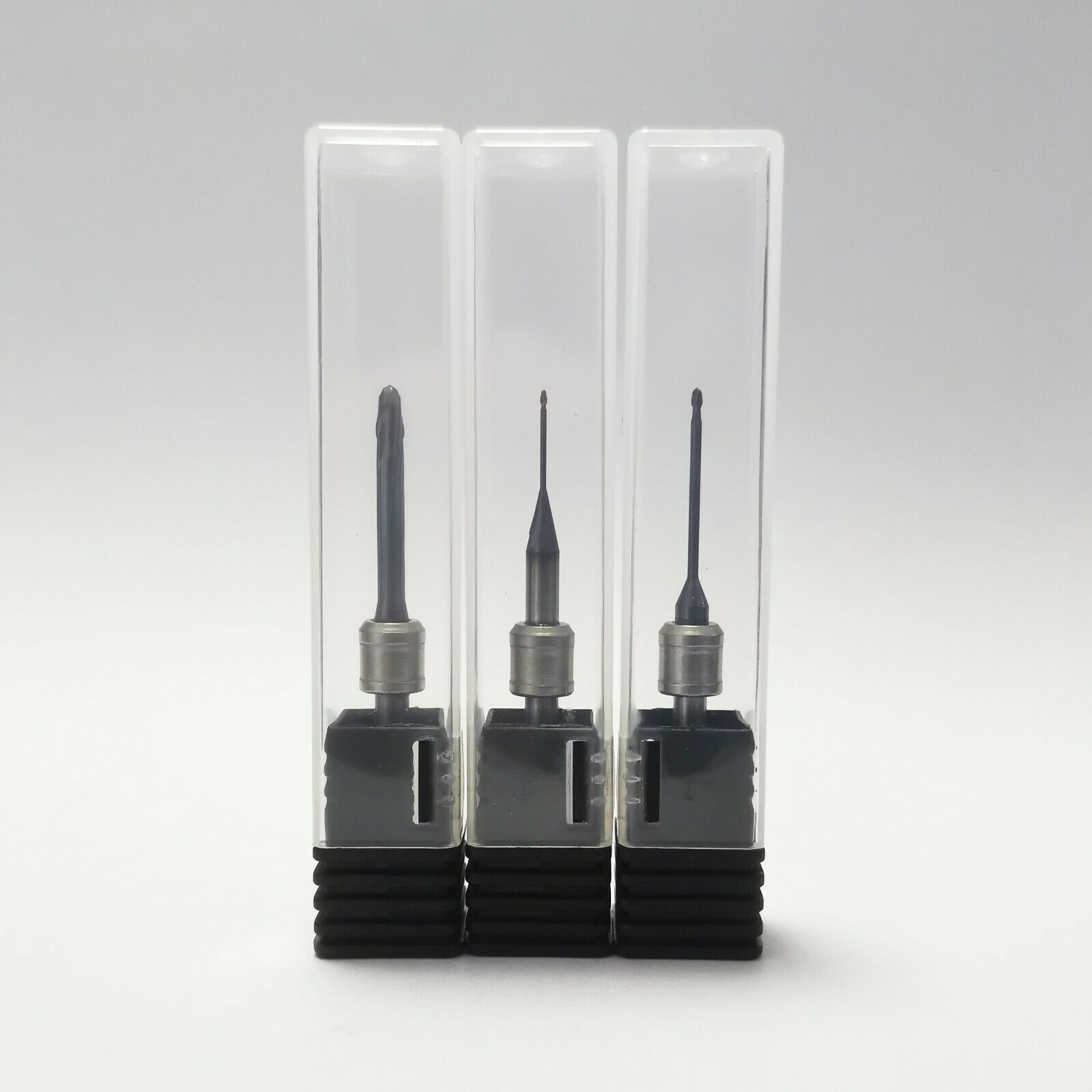 3PCS Dental Lab Milling Burs for Cad Cam Milling Machine 0.6/1.0/2.5mm Fit Amann Girrbach