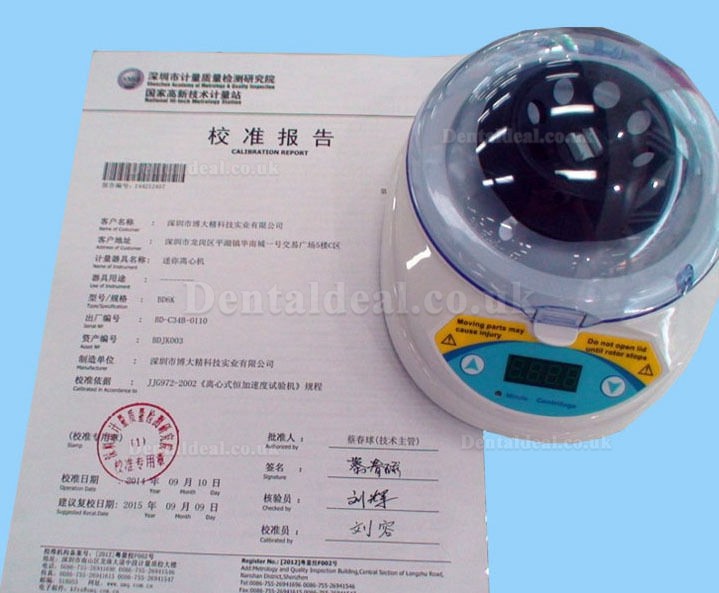 Mini Medical Laboratory Mini Centrifuge Centrifugal Separator 4000rpm