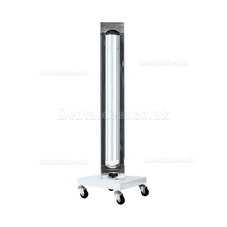 150W Commercial Mobile UV + Ozone Disinfection Trolley UVC Lamp Sterilization Sanitizer Ultraviolet Germicidal Light