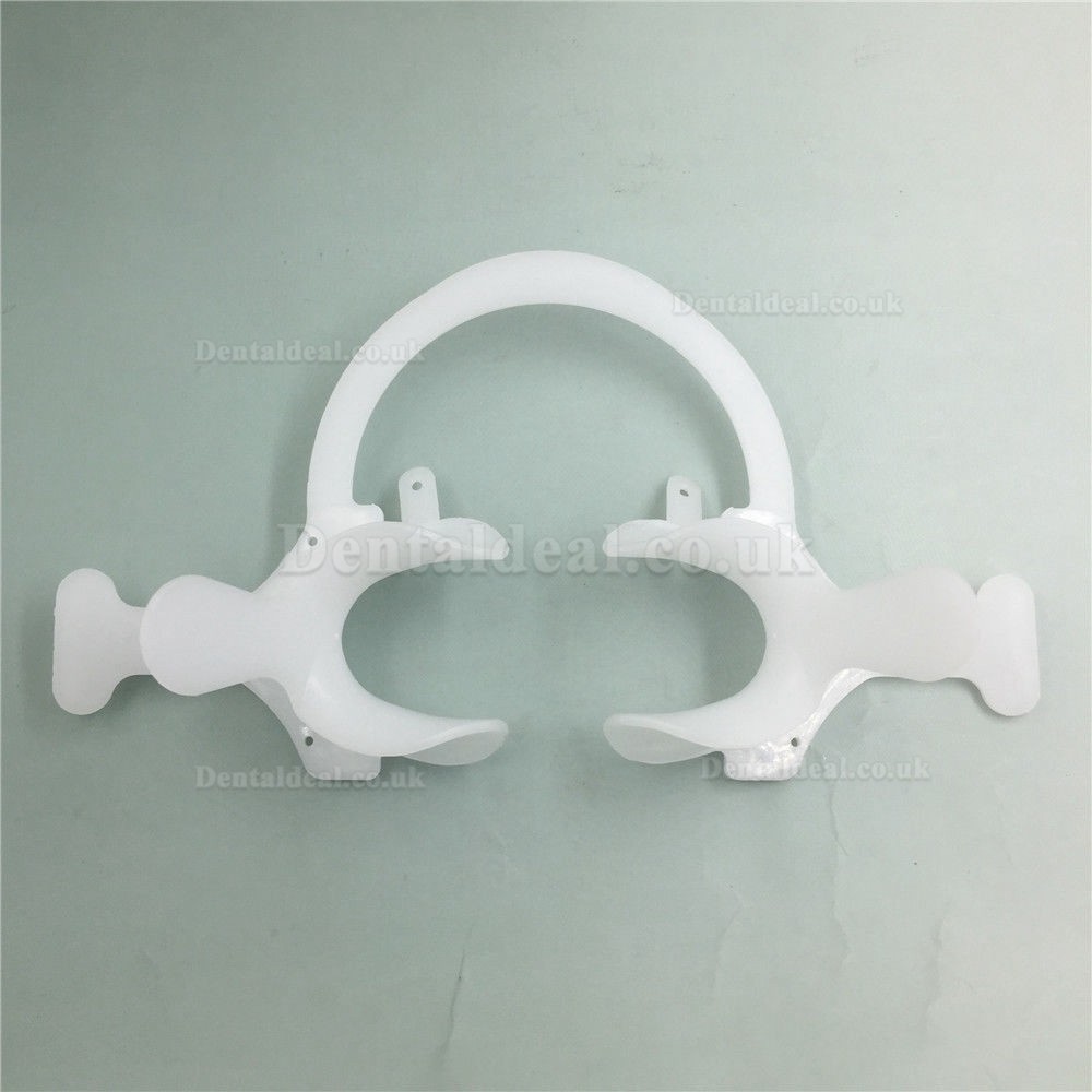 20Pcs Orthodontic Dental Plastic Mouth Opener Cheek Retractor with Handle C–shap